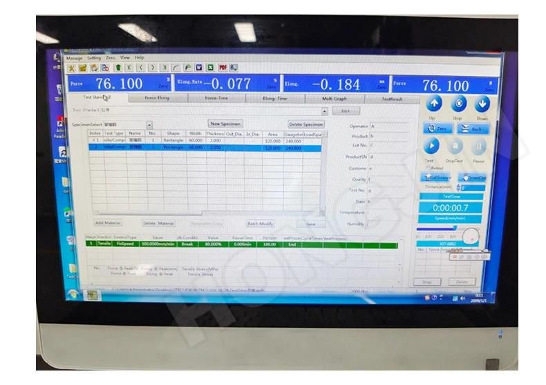Diagnostic Tool 20kn 50kn 100kn Universal Testing Machine