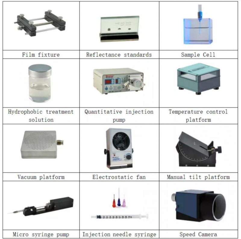 Sdc-200s Water Drop Angle Measurement/Contact Angle Analyzer/Contact Angle Tester