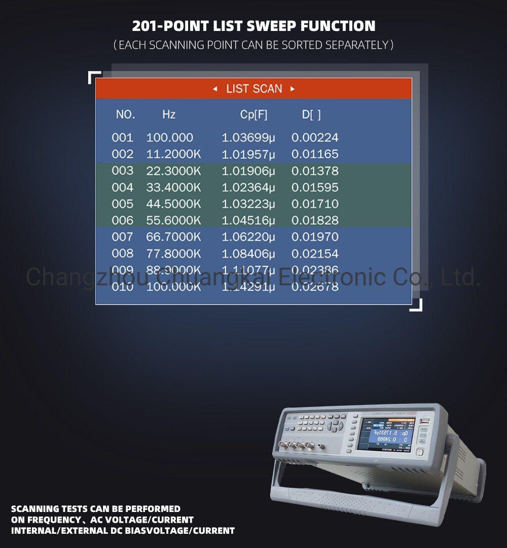 Th2827A Precision Lcr Tester with Frequency Range 20Hz-300kHz Capacitance Meter