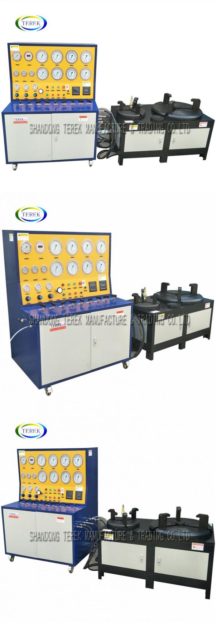 Terek Brand Max 600 Bar Pressure Safety Relief Valve Test Bench