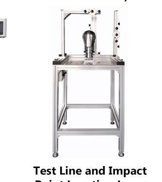 Unidirectional Accelerometer Twin Wire Impact Test Machine