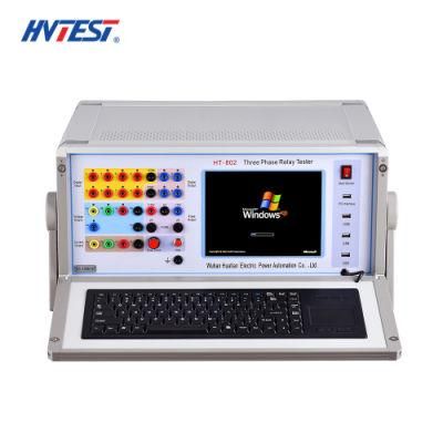 China Factory Low Price Ht-802 Microcomputer Digital Secondary Current Injection Test Set Relay Protection Test Kit Three Phase Relay Tester