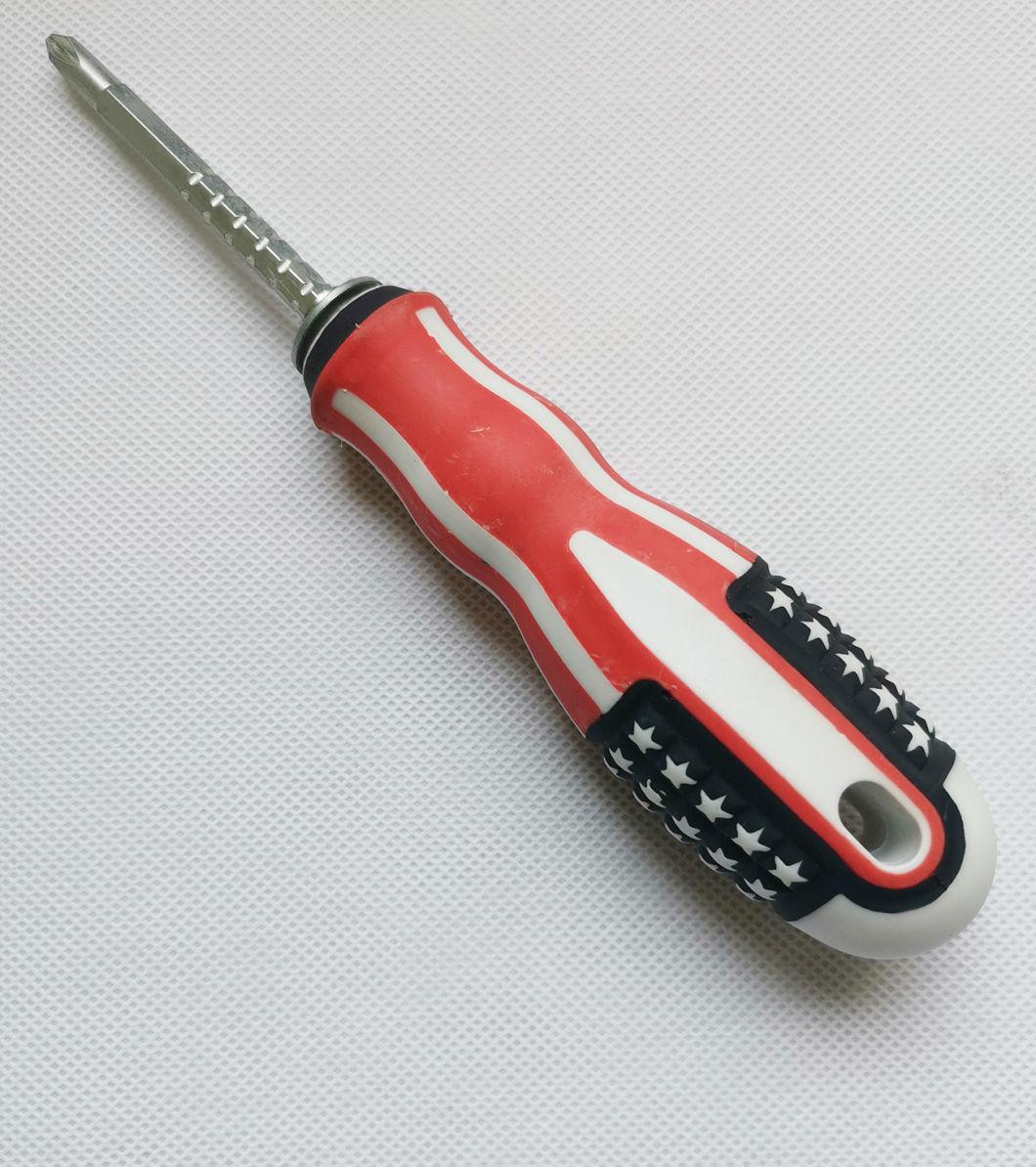 Magnetic Professional Adjustable with PP Handle American Flag Screwdriver