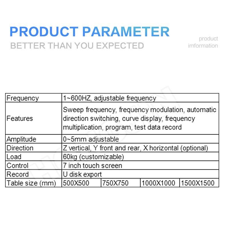 Hj-12 Electrodynamic Vibration Testing Equipment with Three Axis Shaker