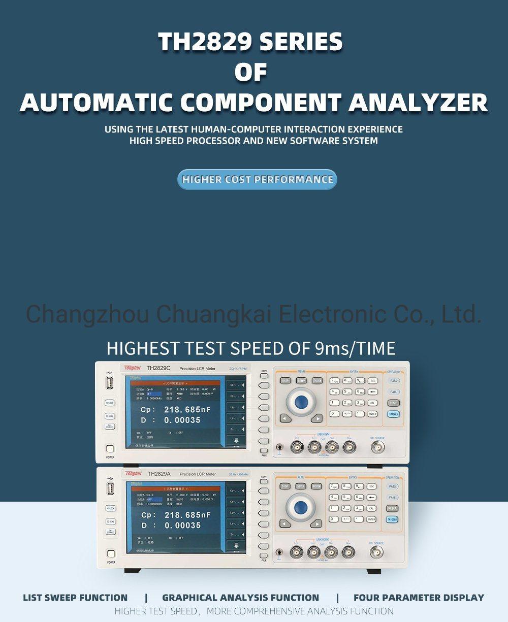 Th2829c 20Hz-1MHz Automatic Component Analyzer Resistance Tester