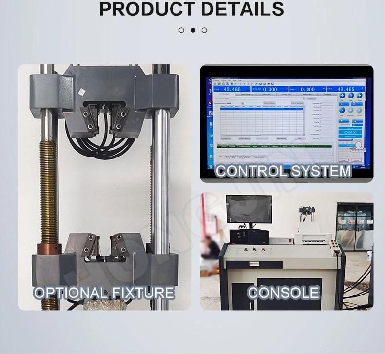 Hj-44 Computer Display Hydraulic Control Universal Tensile Test Instrument