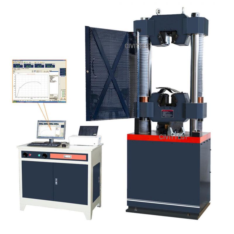 Automatic 1000kn Computer Controlled Hydraulic Servo Universal Testing Machine