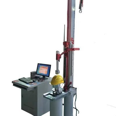 Safety Helmet Shock Absorption Impact Testing Machine Equipment with En397 Testing