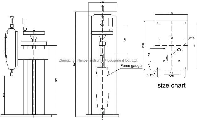 Alx Test Rack Series Spiral Tension Test Stand with Ce