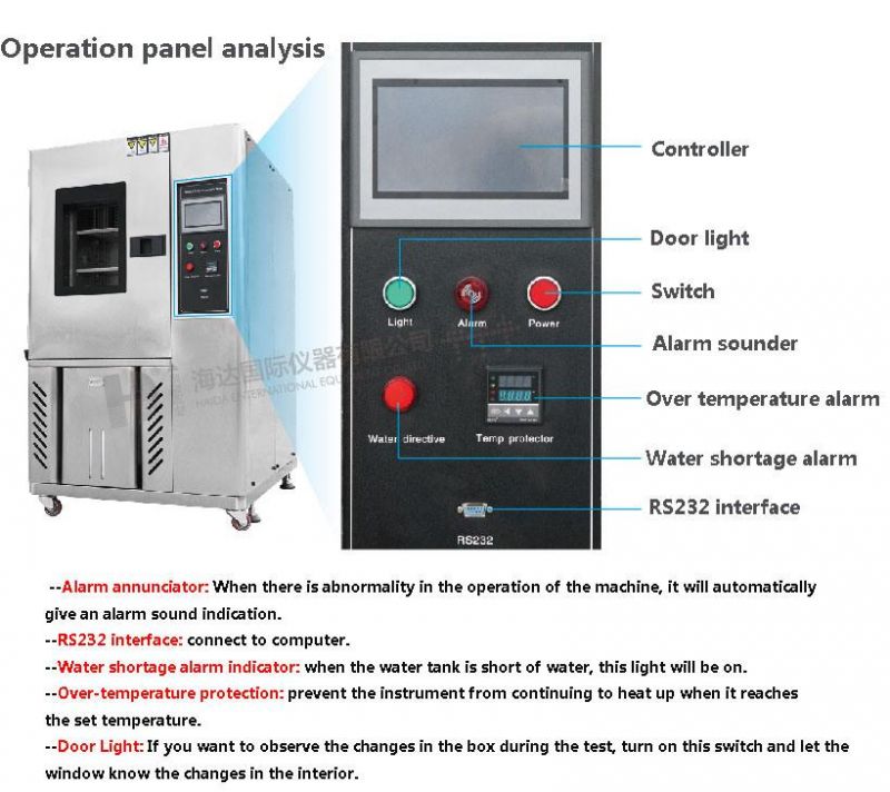 Climatic Aging Chamber Climatic Simulation Temperature Humidity Testing Machine