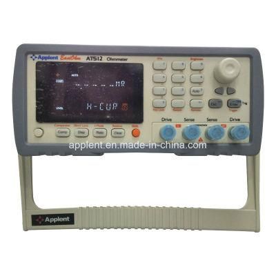 At512 High-Precision DC Resistance Meter Low Micro Ohm Meter Tester 0.1u-110m Ohm with RS232 Handler Comparator