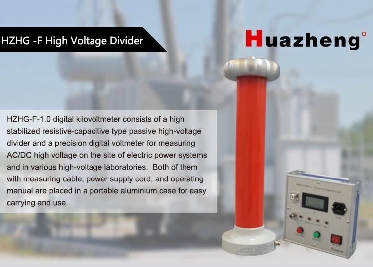 Hv Divider Meter/Digital High Voltage Divider 50kv 100kv 200kv 300kv