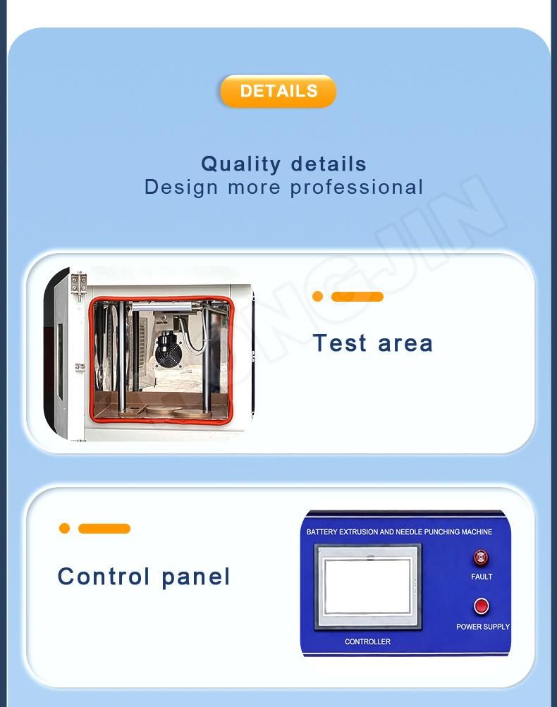 Battery Safety Testing Equipment Battery Nail Penetration and Crush Tester