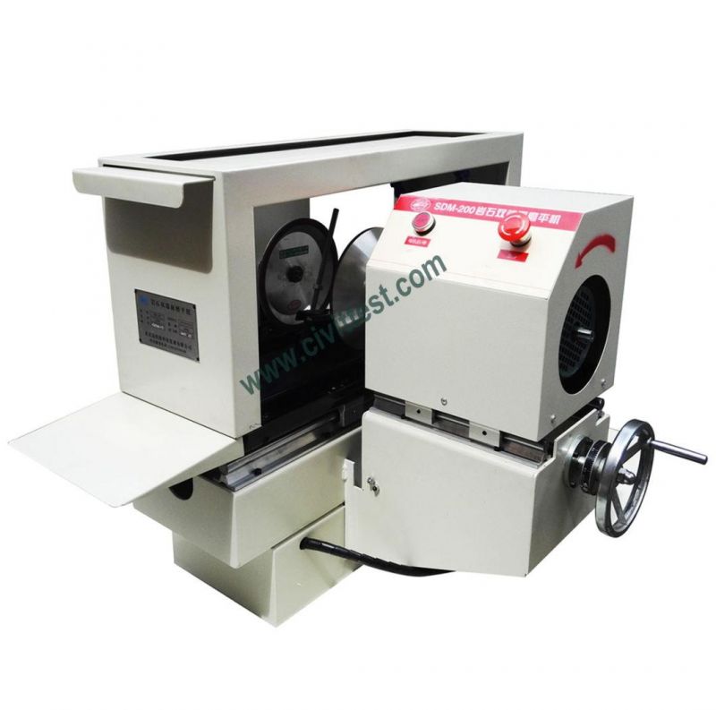 Electric Double Face Concrete / Rock Specimens Grinding Machine Grinding Tester