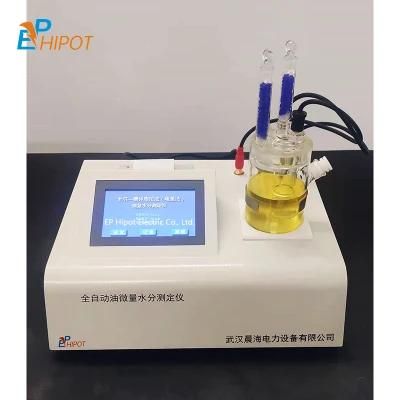 Transformer Oil Water Content Tester Karl Fischer Moisture Analyzer