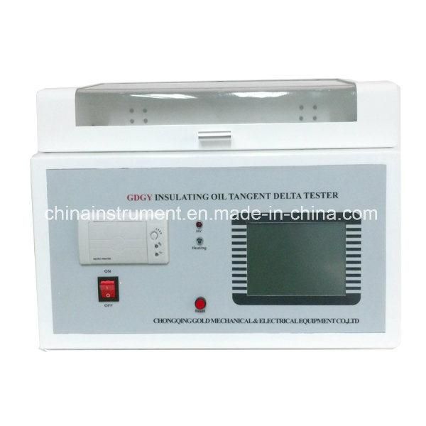 Gdgy Insulating Oil Tan Delta Tester/Electrical Resistivity Meter/Transformer Oil Dielectric Loss Test Set