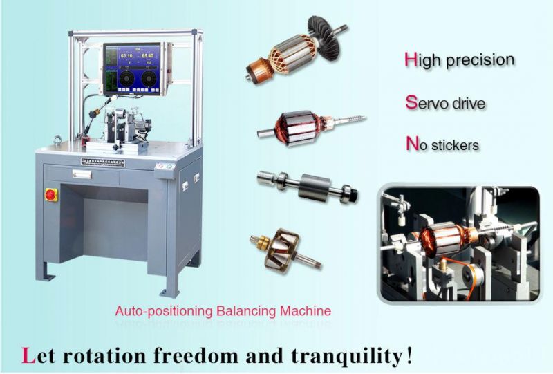 Motor Armature Motor Rotor Balancing Machine Testing Machine
