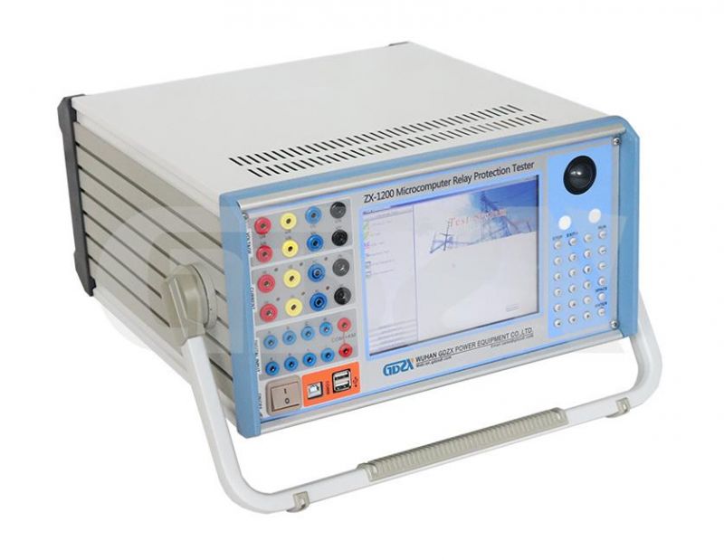 Multifunctional Microcomputer Six Phase Relay Protection Tester With DSP Control