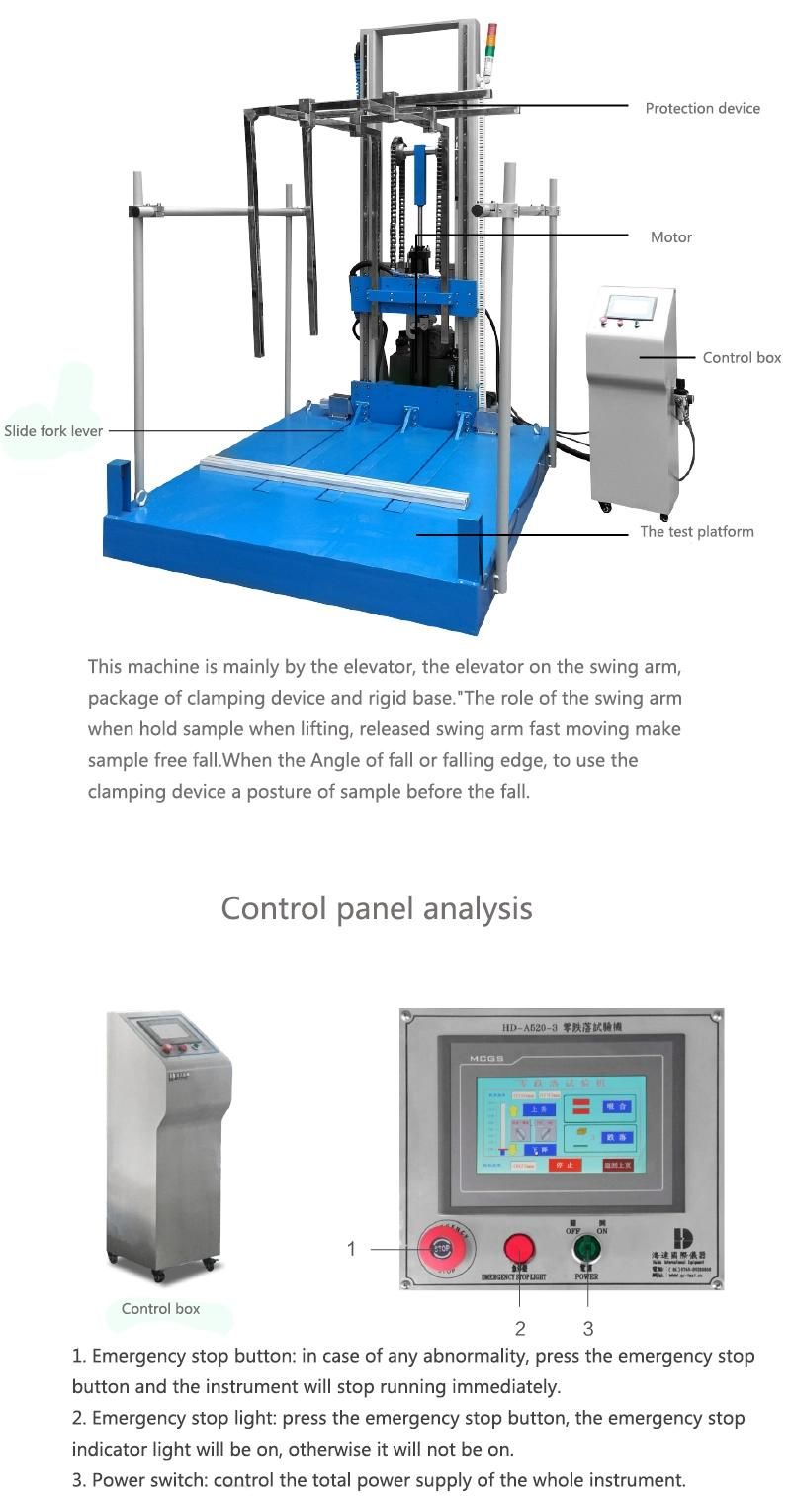 Ista 1A Box Corners Zero Drop Impact Testing Machine