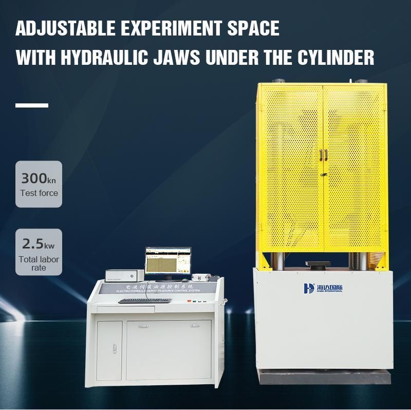 Customize Automatic 1000kn Max Hydraulic Universal Compression Tensile Laboratory Testing Machine