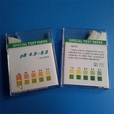Customized pH Strips 4.5-9.0 Level for Urine and Saliva Testing