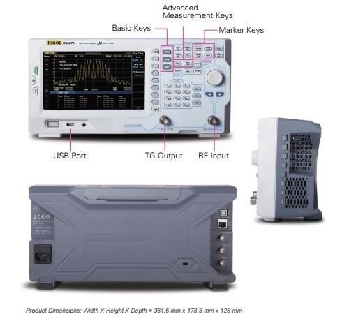 Dsa815-Tg with Tracking Generator Digital Optical Spectrum Analyzer