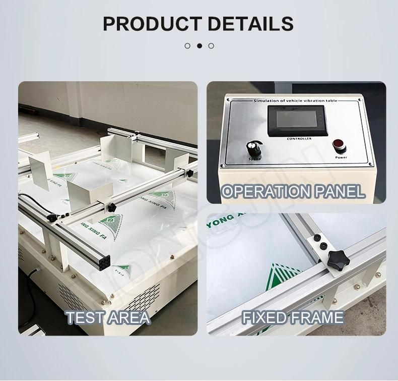 Hj-11 Dongguan Machinery Carton Package Simulation Transport Vibration Table Tester