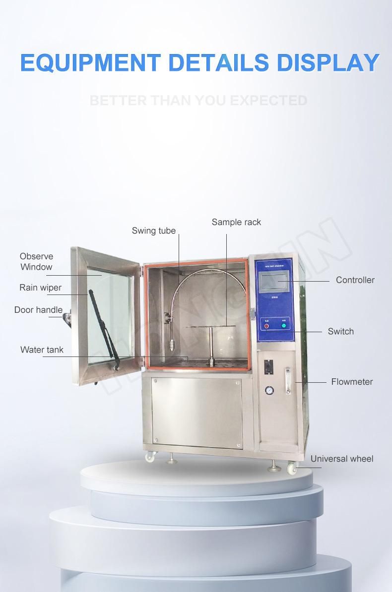 Electronic Products Lab Environmental Water Resistance Testing Equipment Ipx3 Ipx4