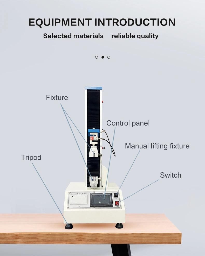 Hj-35 1kn Plastic Universal Tensile Testing Machine for Lab ISO ASTM Universal Tester Price