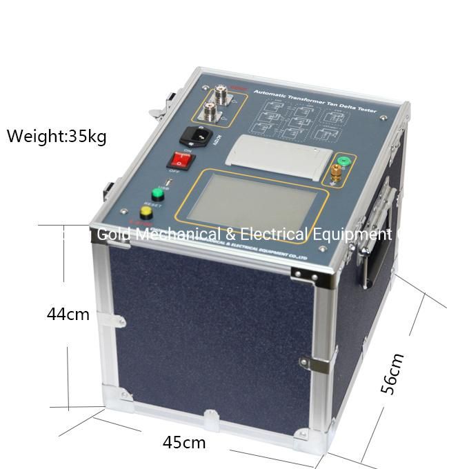 Electrical Loss Tangent Tester Transformer Capacitance Power Factor Tester