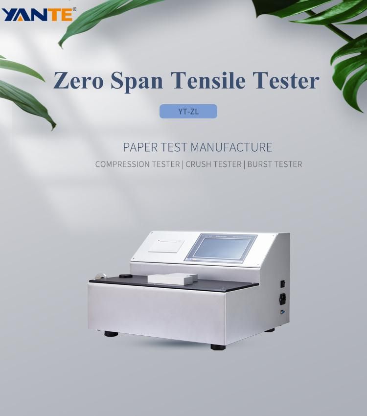 Paper Cardboard Zero Span Tensile Test Machine