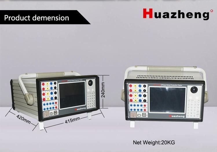 Six Phase Secondary Current Injection Unit Relay Protection Test Set