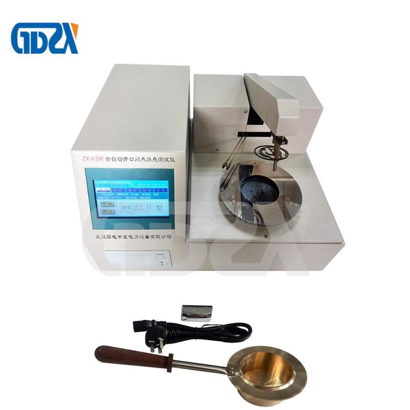 Color LCD Open Cup Flash Point Tester for petroleum