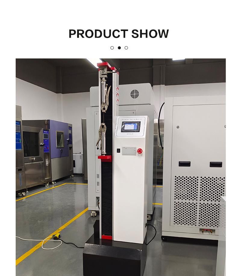 Hj-4 Universal Single Column Tensile Test Equipment, Digital Touch Screen Tensile Strength Machine Price