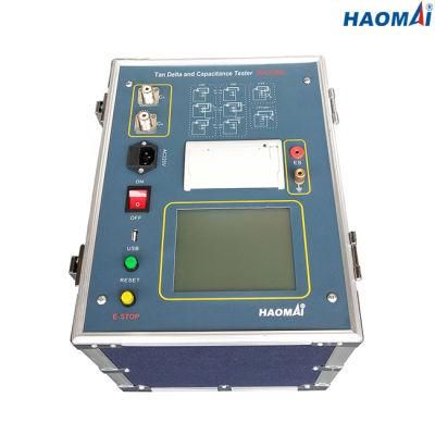 Capacitance and Power Factor Tester Transformer Tan Delta Tester