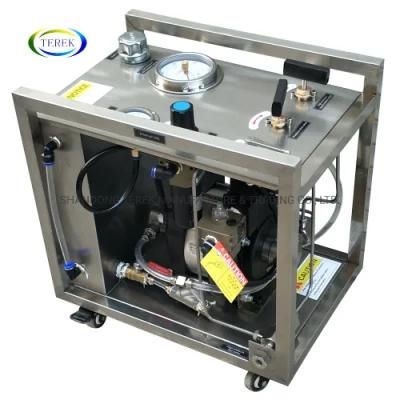 Terek Brand 10-50000psi Pneumatic Air Driven Liquid Pump Hydraulic Burst Pressure Test Machine