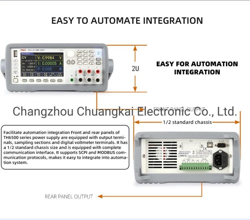 Th6502 Single Channel 32V/3A/96W Programmable Linear DC Power Supply