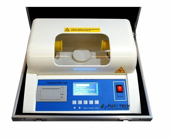 Portable Microcomputer 80kv Insulation Oil Dielectric Strength Tester for Transformer Oil Testing