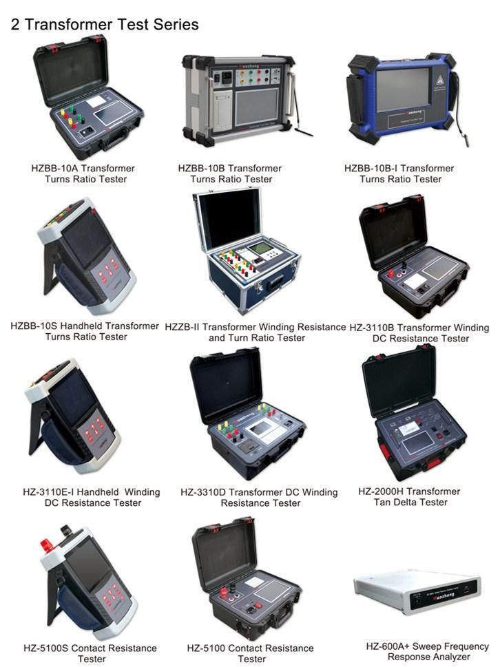 China Manufacturer Price Huazheng Electric Complete Set Comprehensive Automatic Hv Integrated Power Transformer Test Bench