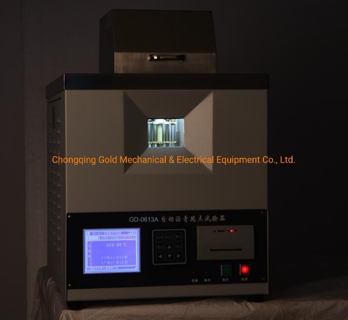 Automatic Asphalt Fraass Breaking Point Tester with Low Temperature Water Bath I. S. En 12593