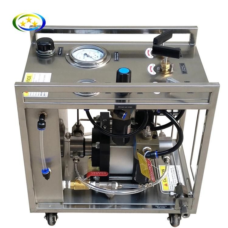 Terek Max 400 MPa Portable Air Driven Hydraulic Pump Test Stand Hydrotest Equipment