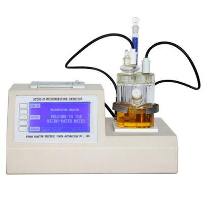 Htyws-H Karl-Fischer Onilne Oil Analyzer Coulomb Titration Fully Automatic Micro Moisture Meter