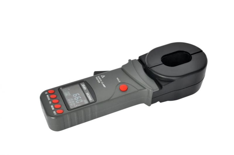 Digital Clamp Meter for Measuring Ground Resistance and Leakage Current