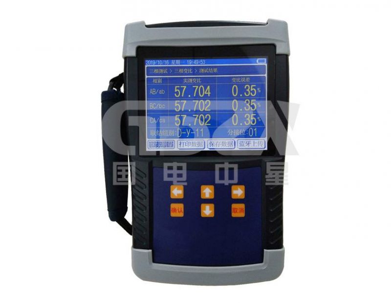 Portable AC DC Hand-held Three Phase Transformer Ratio Tester