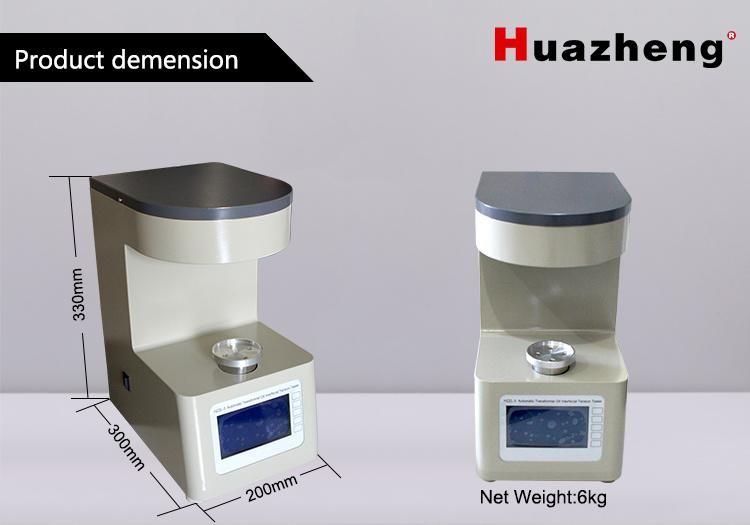 Digital Oil Liquid Automatic Surface Tensiometer Surface Tension Test Machine