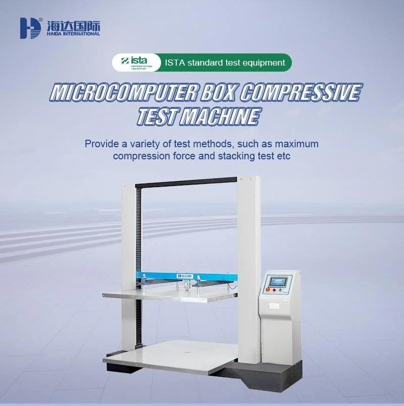 Microcomputer Control Corrugated Carton Paper Box Compression Testing Machine