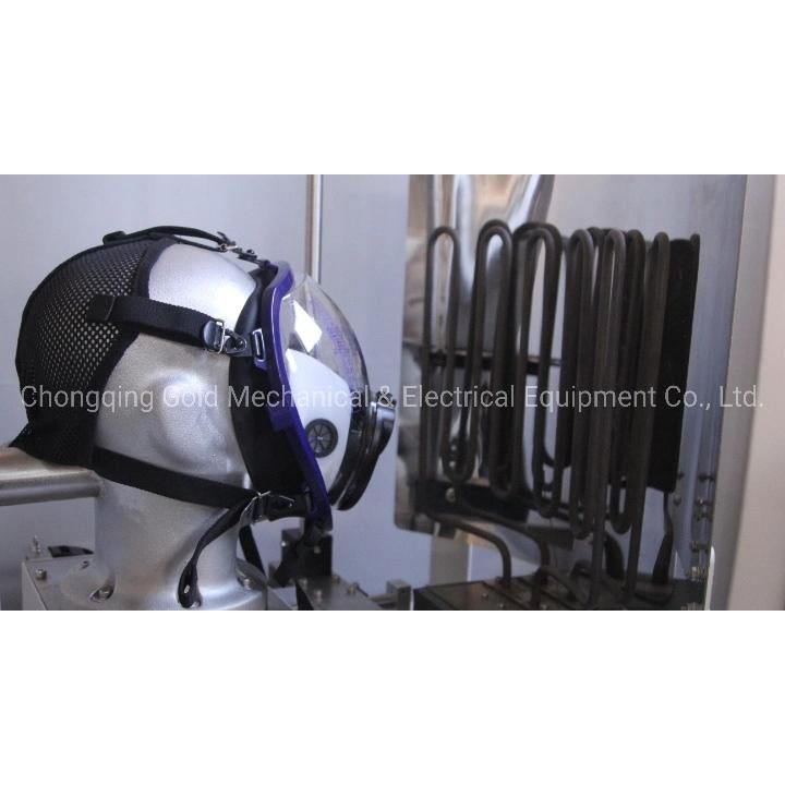 Full Face Masks Fire Heat Radiant Resistant Test Apparatus