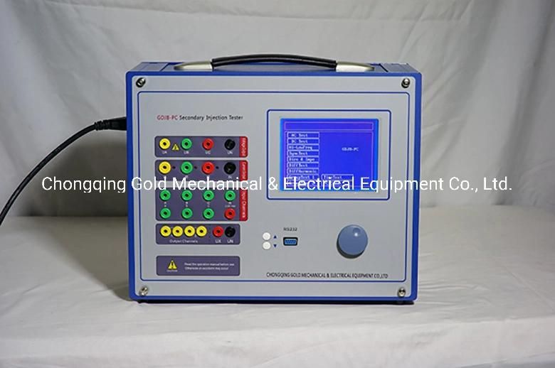Gdjb-PC High Speed Electrical Three Phase Secondary Injection Relay Protection Test Set