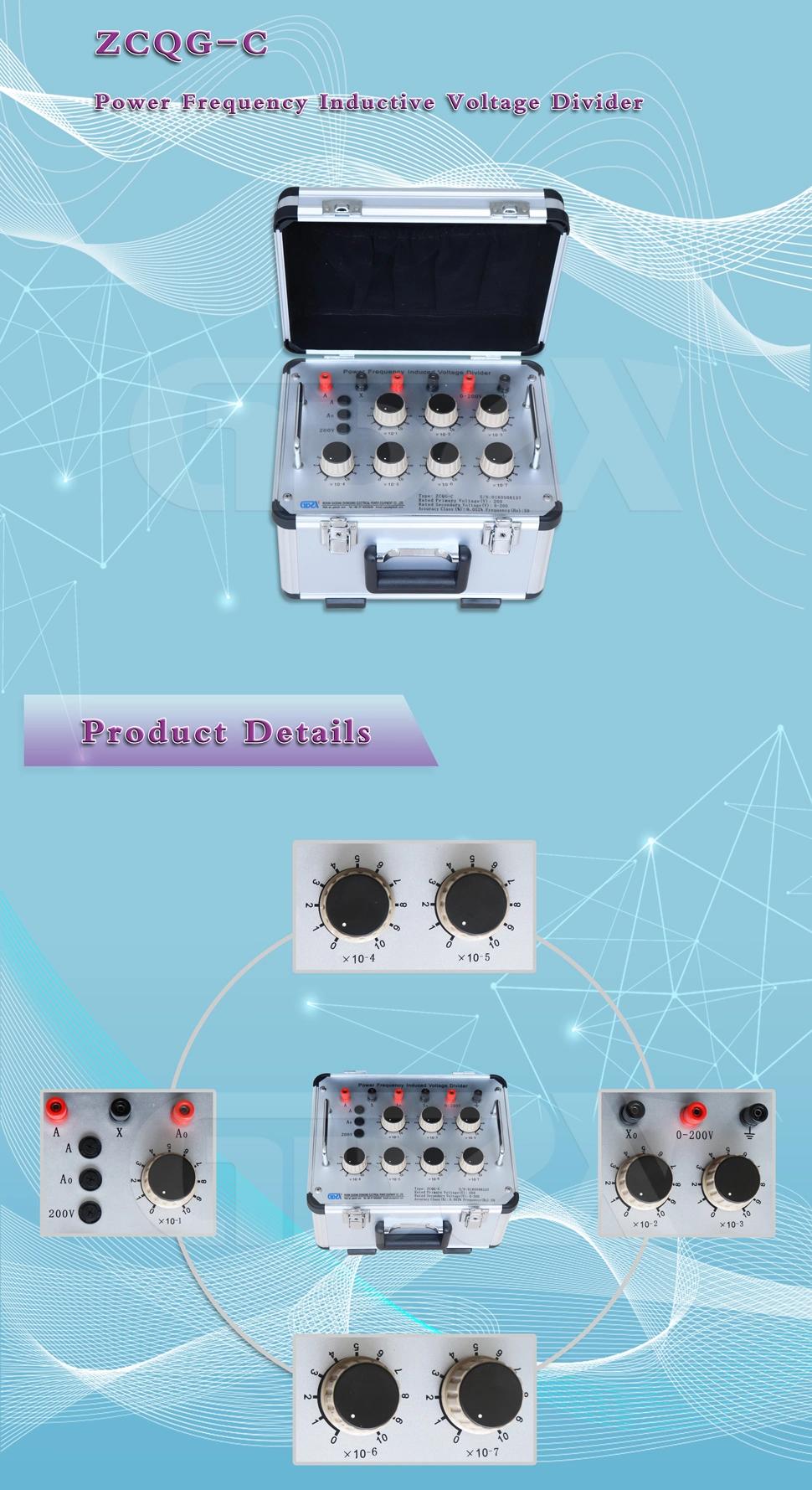 High Accuracy Power Frequency Inductive Voltage Divider