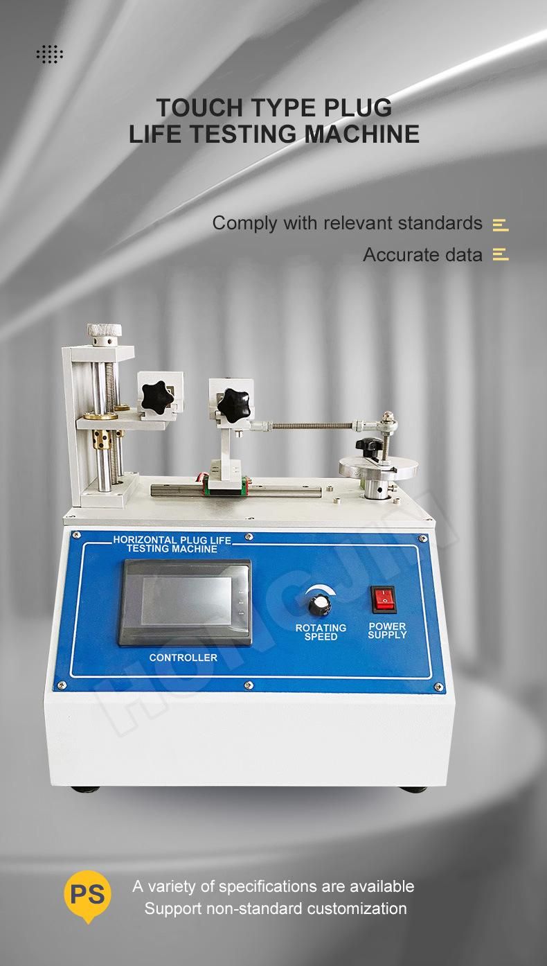 Hj-6 Microcomputer Headphone Plug Torsion Life Testing Machine